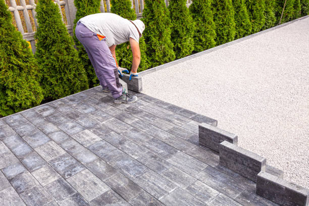 Permeable Paver Driveway in Village Of The Branch, NY